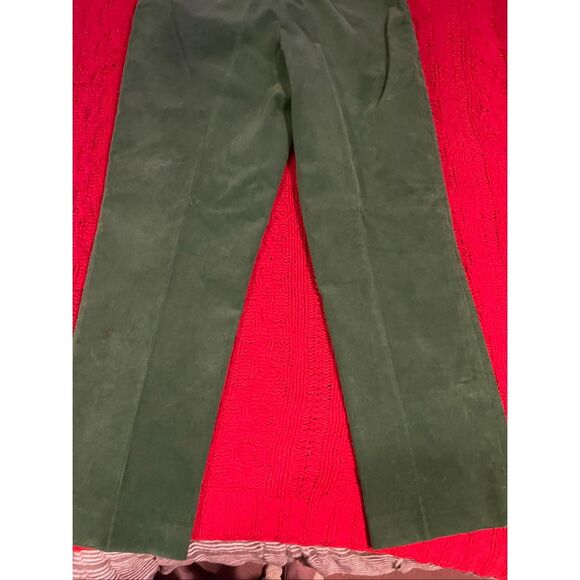Vintage Polo Ralph Lauren Men’s Holiday Green Corduroy pants 32/30 - Picture 13 of 16